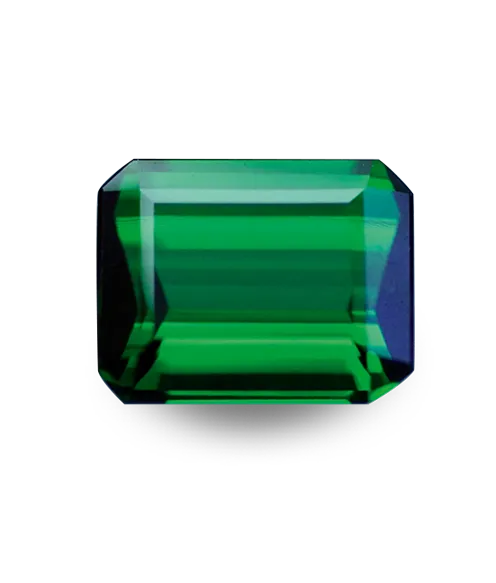 Turmalin Oktagon Emerald Cut Facettiert Achtkant