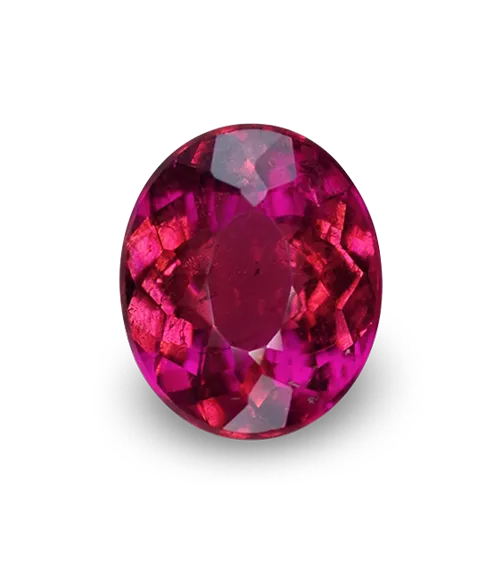 Tourmaline Oval Faceted Gemstone